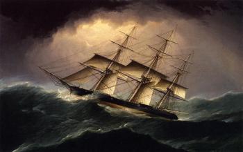 詹姆斯 E 巴特斯沃思 Clipper in a Heavy Sea